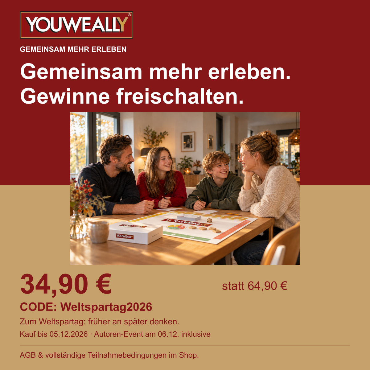 Familienspiel & Lernspiel: YOUWEALLY Strategiespiel